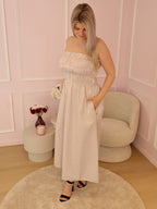 Beige Ariel Dress