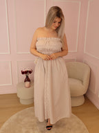 Beige Ariel Dress