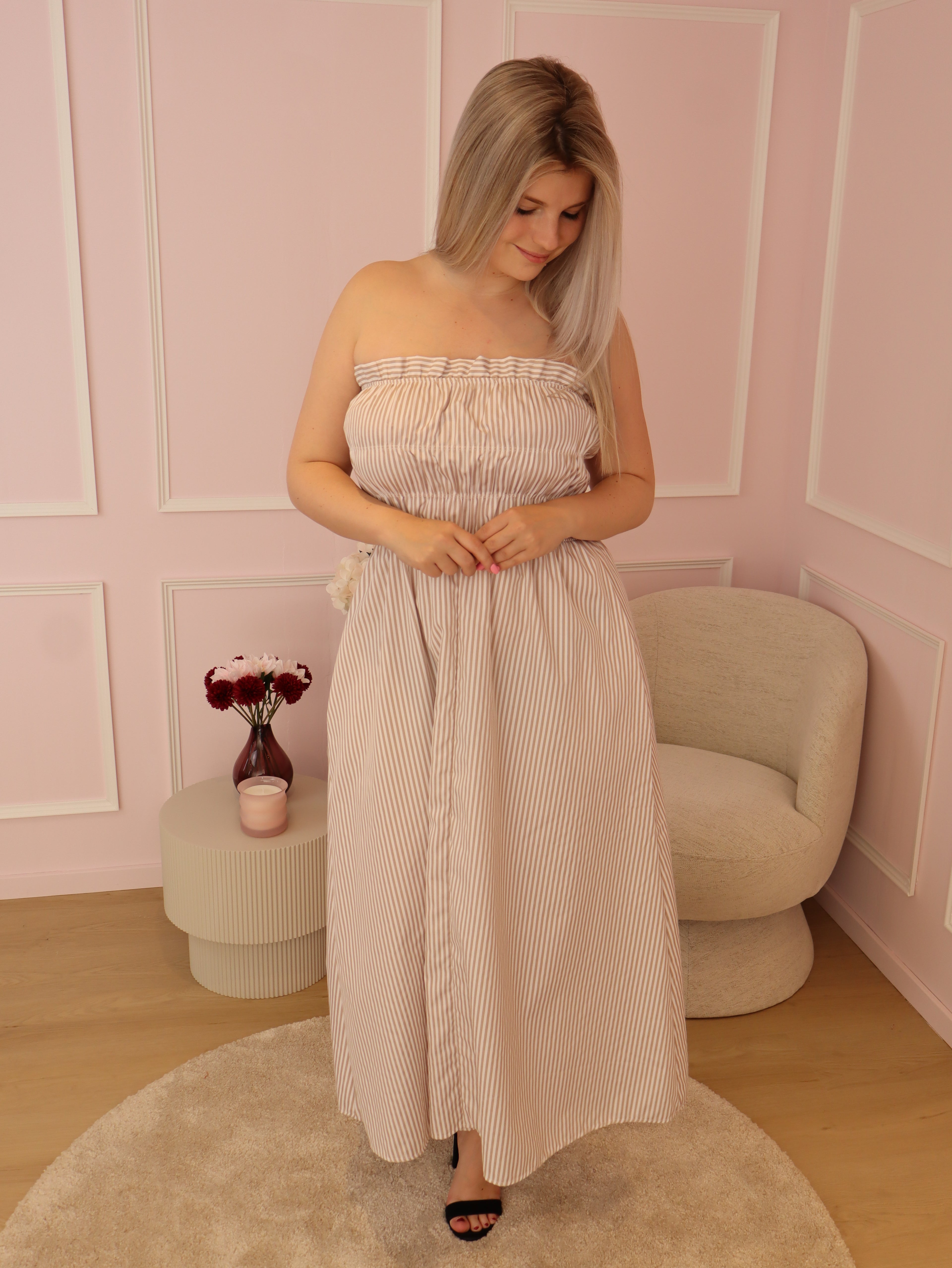 Beige Ariel Dress