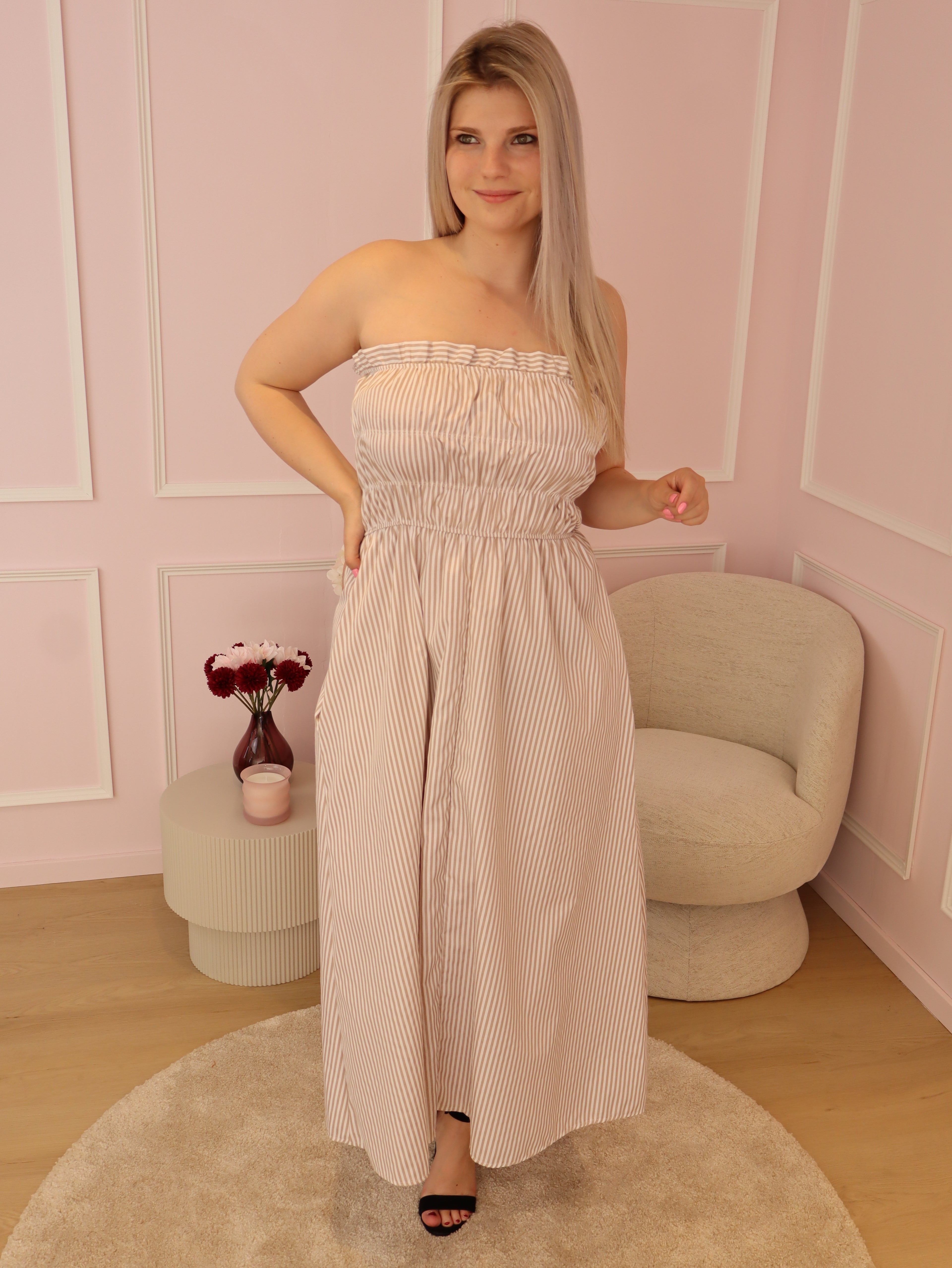 Beige Ariel Dress