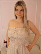 Beige Ariel Dress