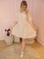 Beige Ellen Dress