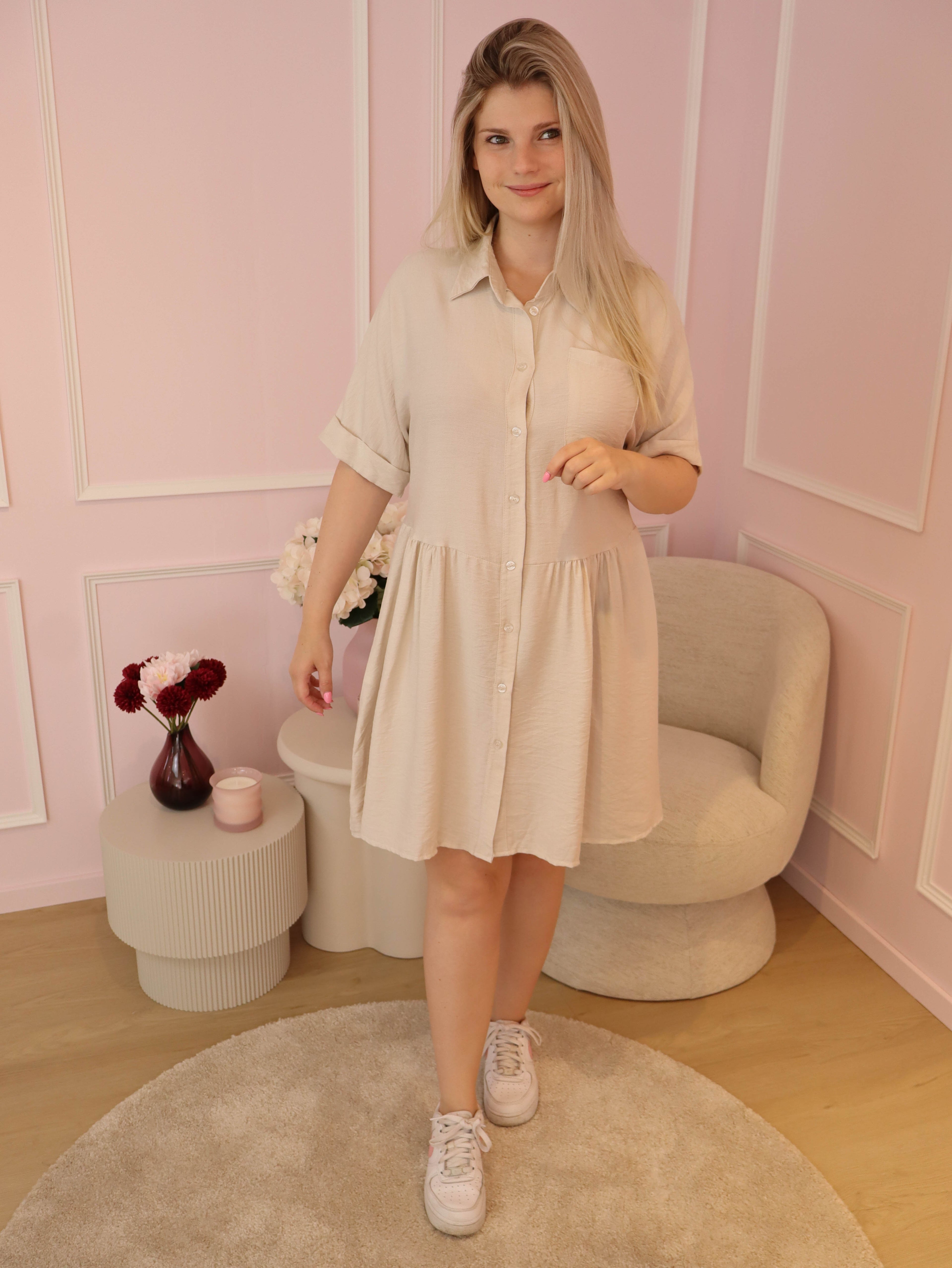 Beige Ellen Dress