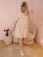 Beige Ellen Dress