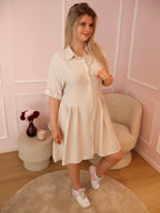 Beige Ellen Dress