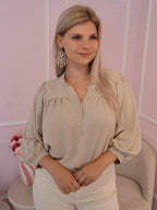 Beige Lina Blouse