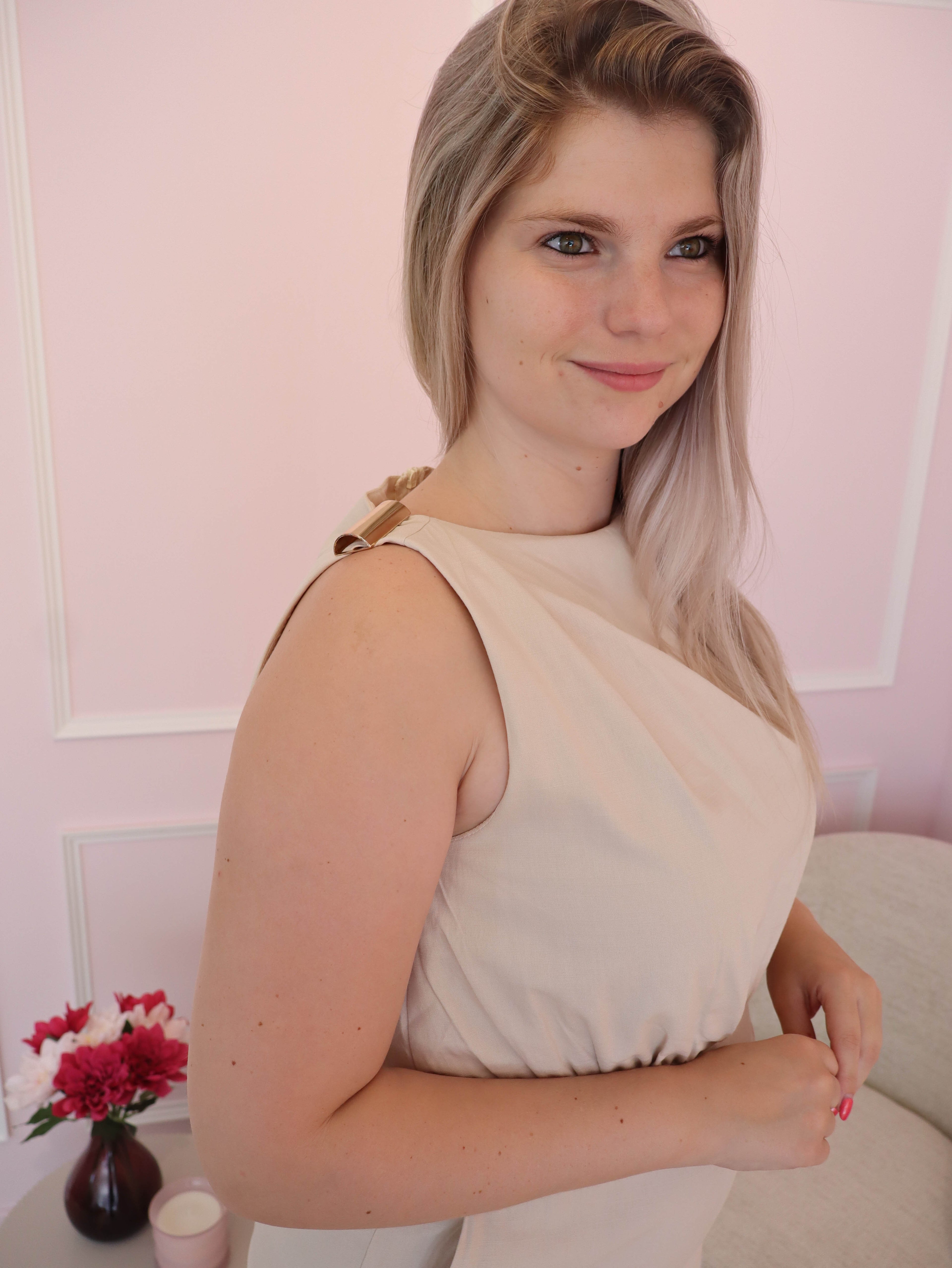 Beige Manon Jumpsuit