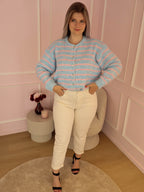 Beige Mom Jeans