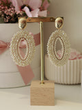 Beige Pearl Earring