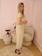 Beige Phoebe Jumpsuit