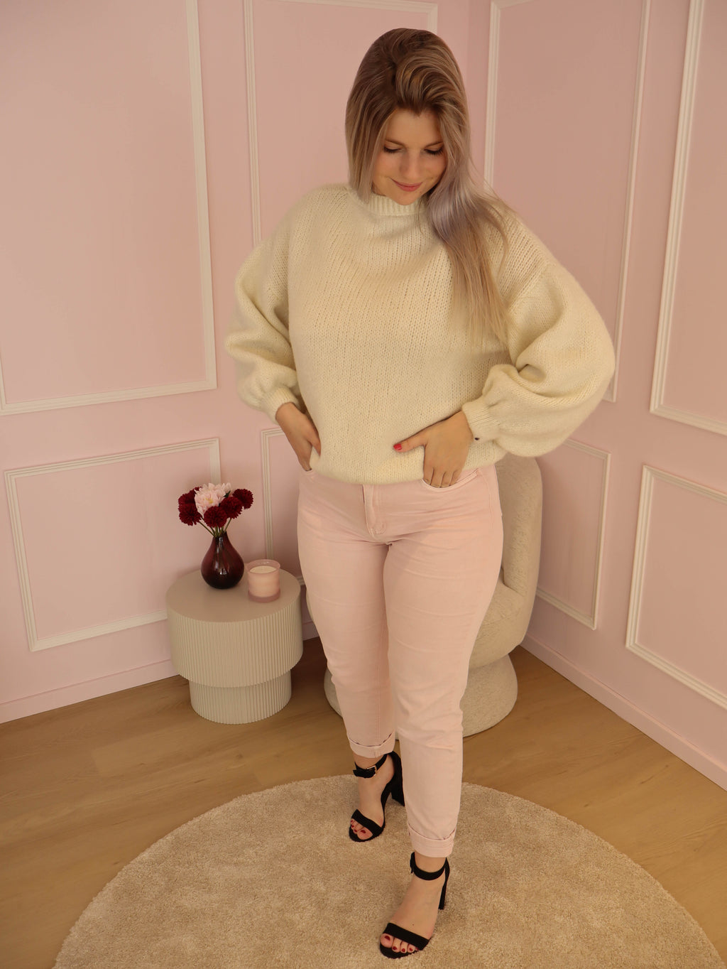 Beige Samantha Sweater