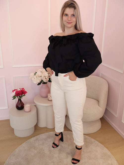 Black Ines Blouse