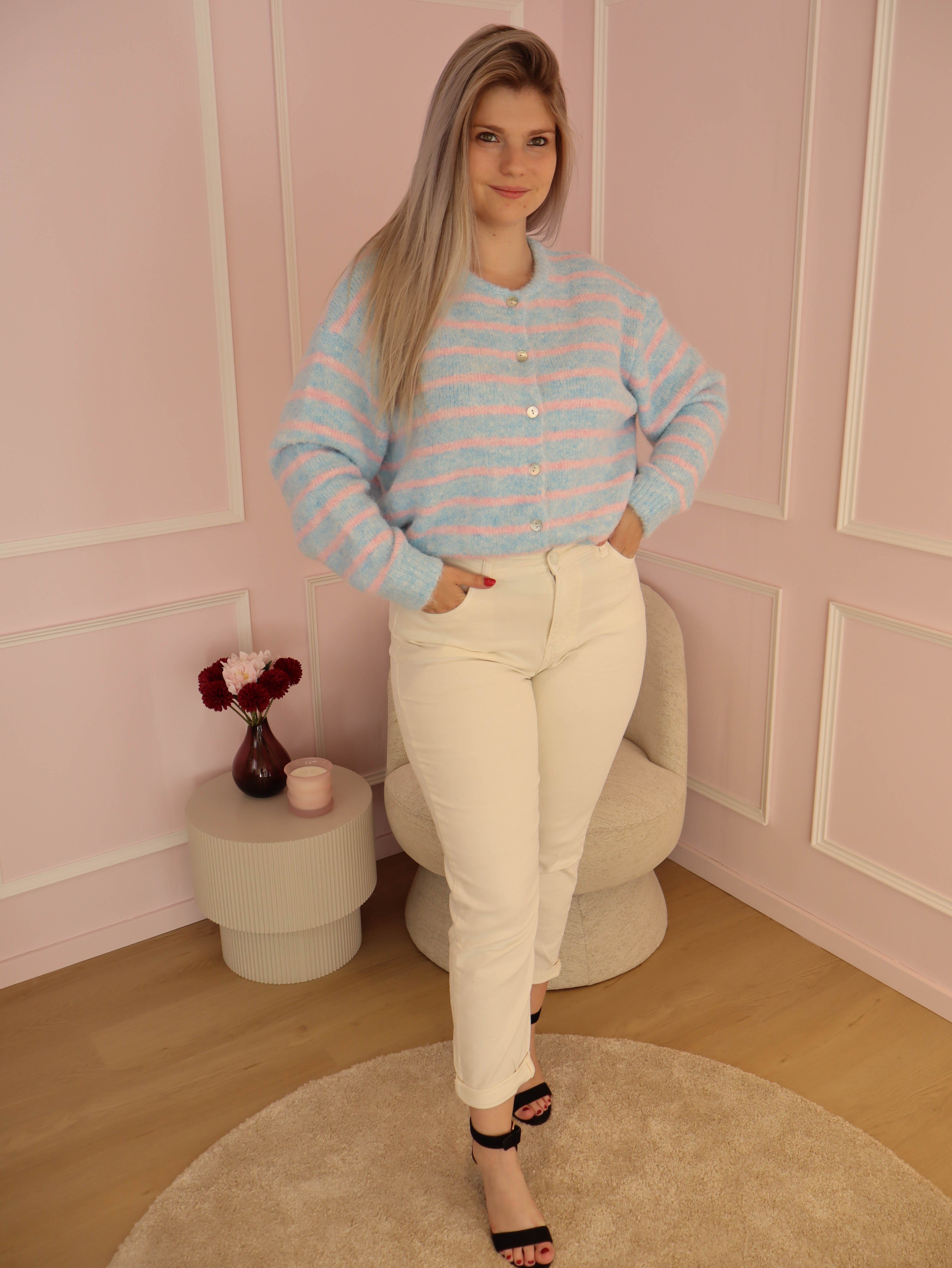 Blue Candy Cardigan