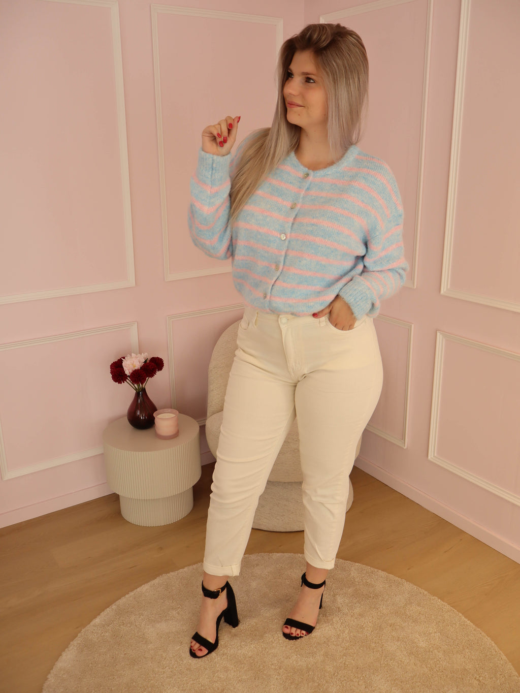 Blue Candy Cardigan
