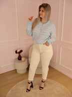 Blue Candy Cardigan