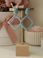 Blue Diamond Earring