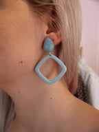 Blue Diamond Earring