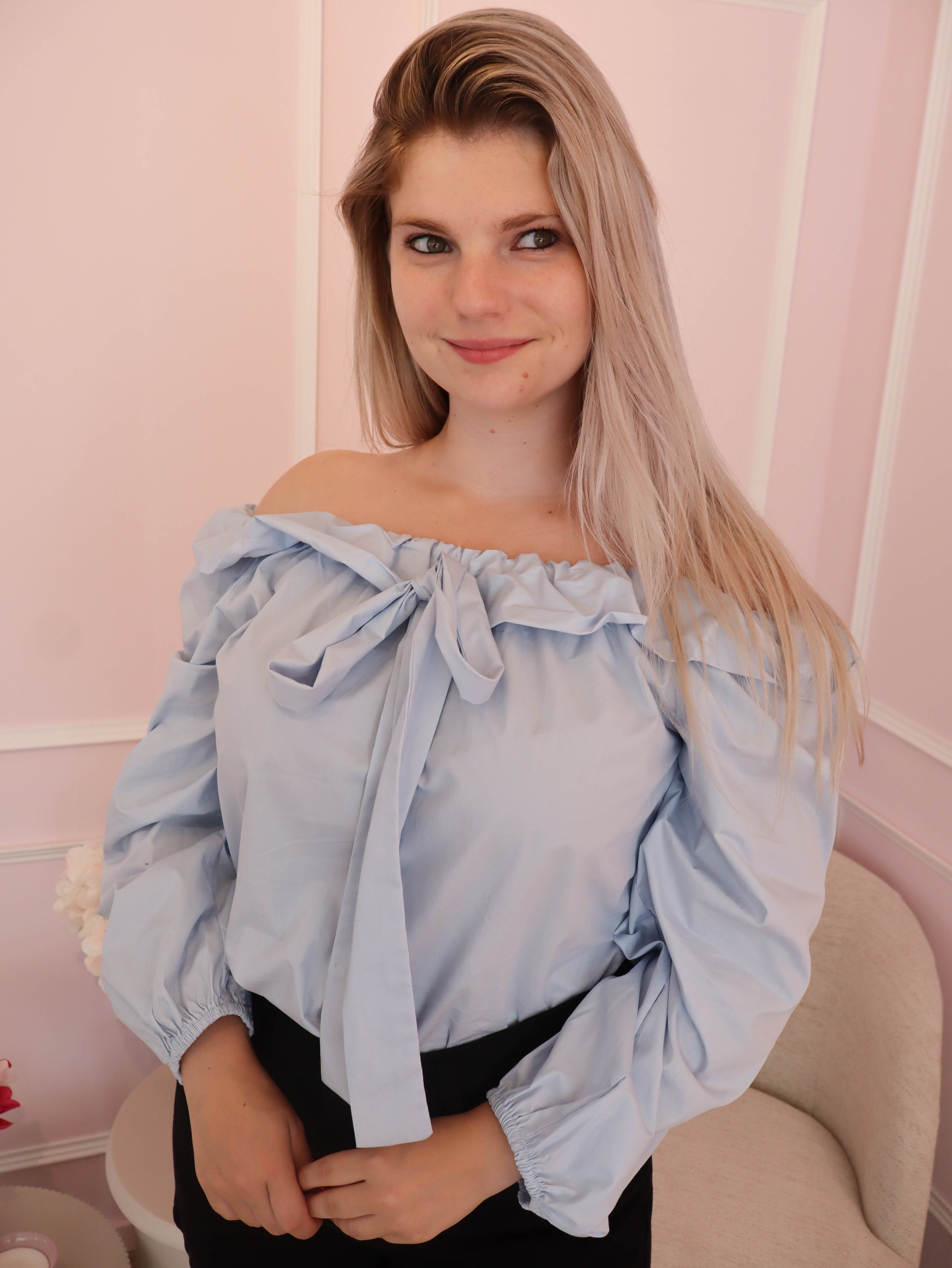 Blue Ines Blouse