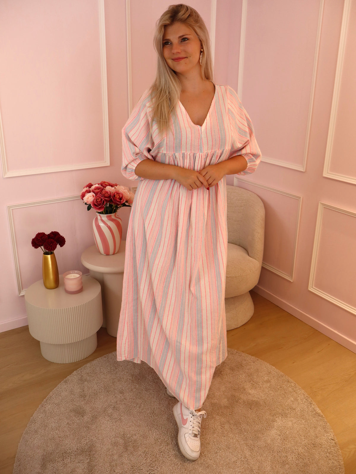 Blue/Pink Amber Dress