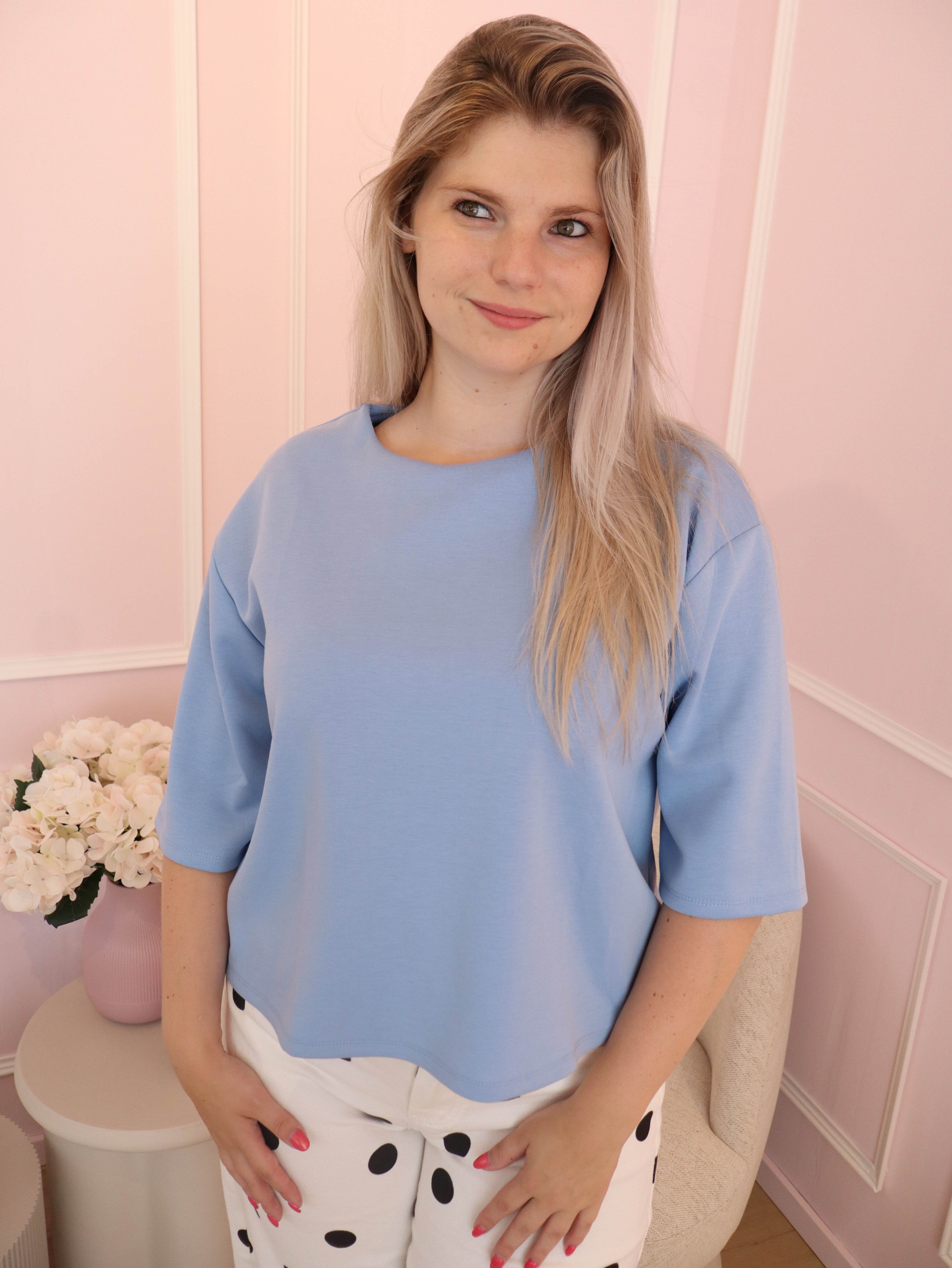 Blue Zoë Shirt