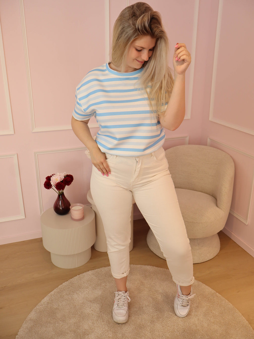 Blue & Light Blue Olivia Shirt