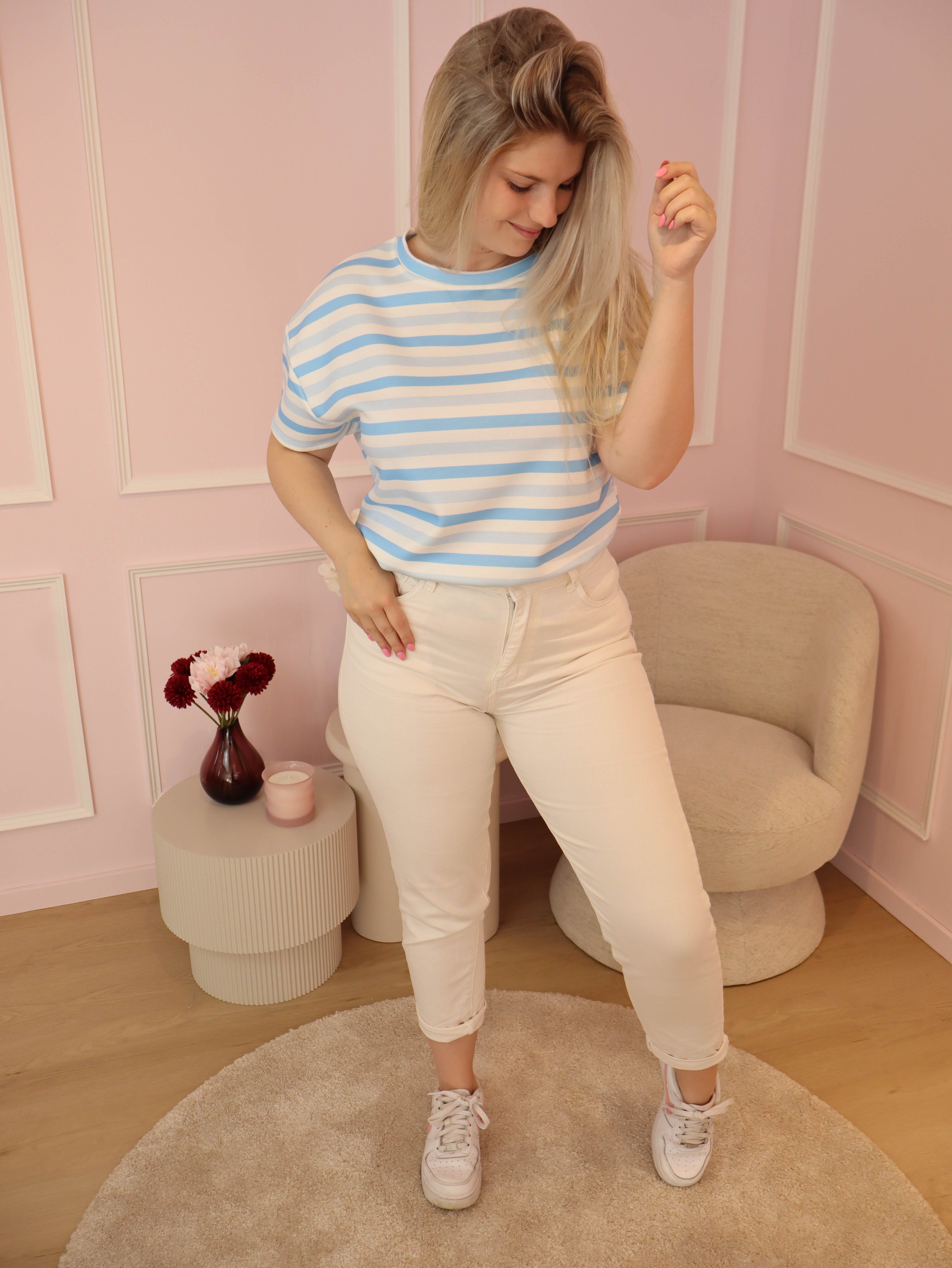 Blue & Light Blue Olivia Shirt