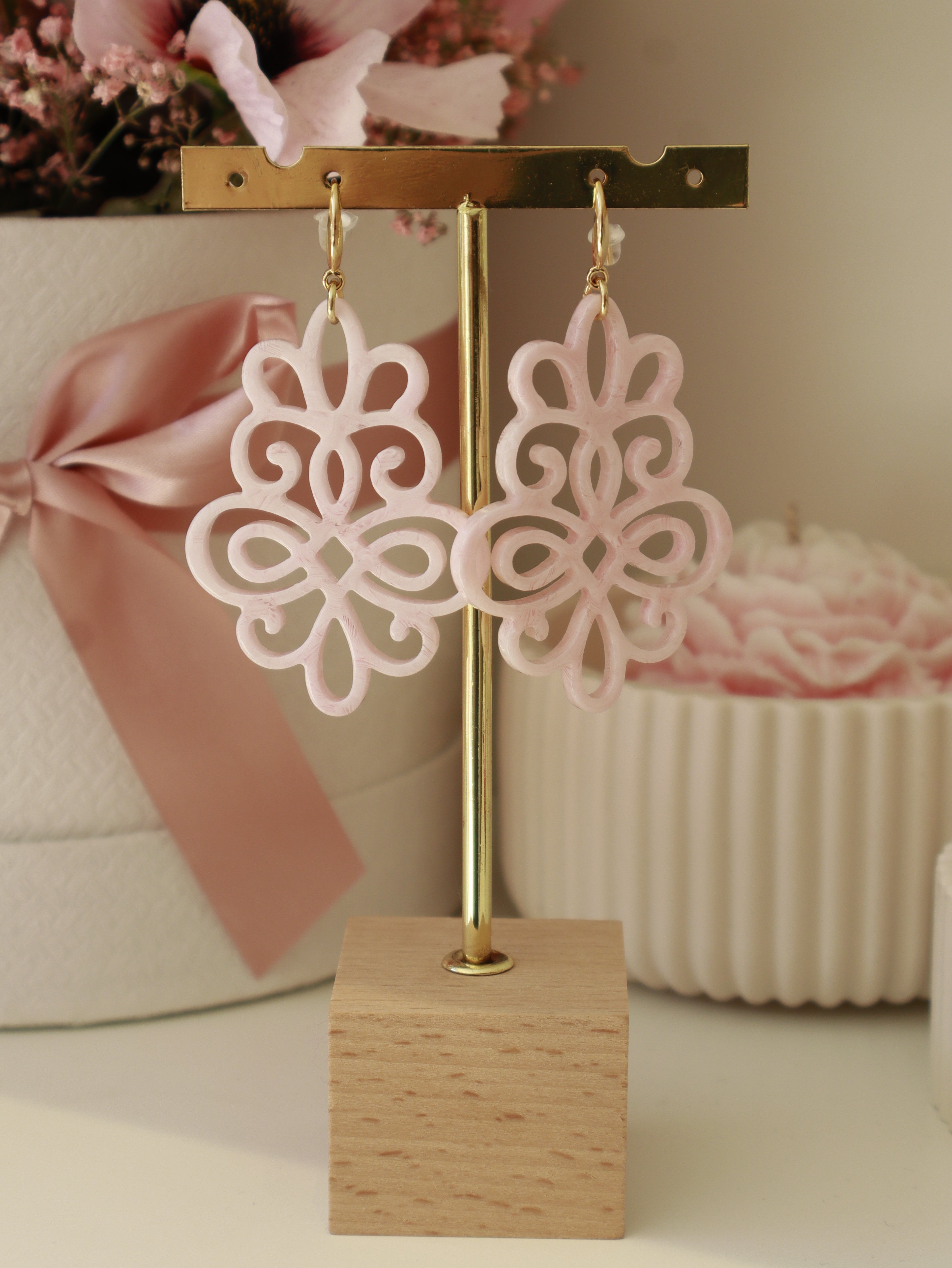 Blush Vintage Earring
