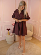 Bordeaux Alora Dress