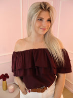 Bordeaux Jade Top