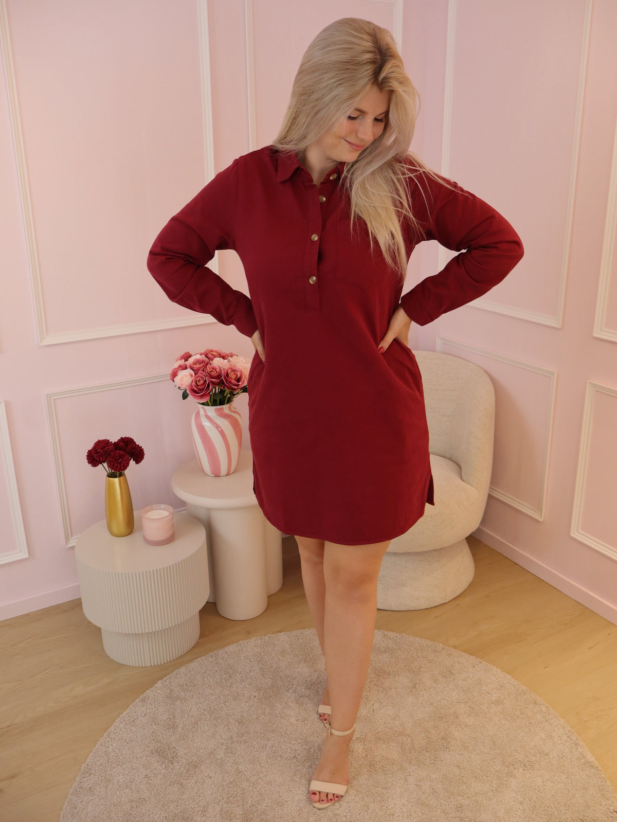 Bordeaux Kiera Dress