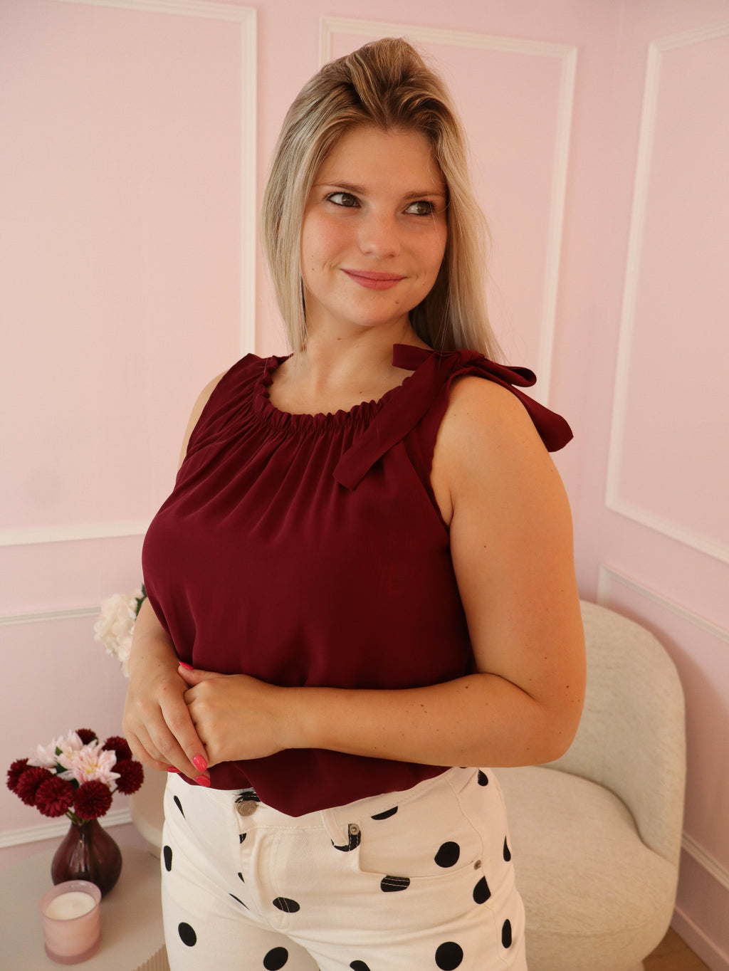 Bordeaux Lexie Top