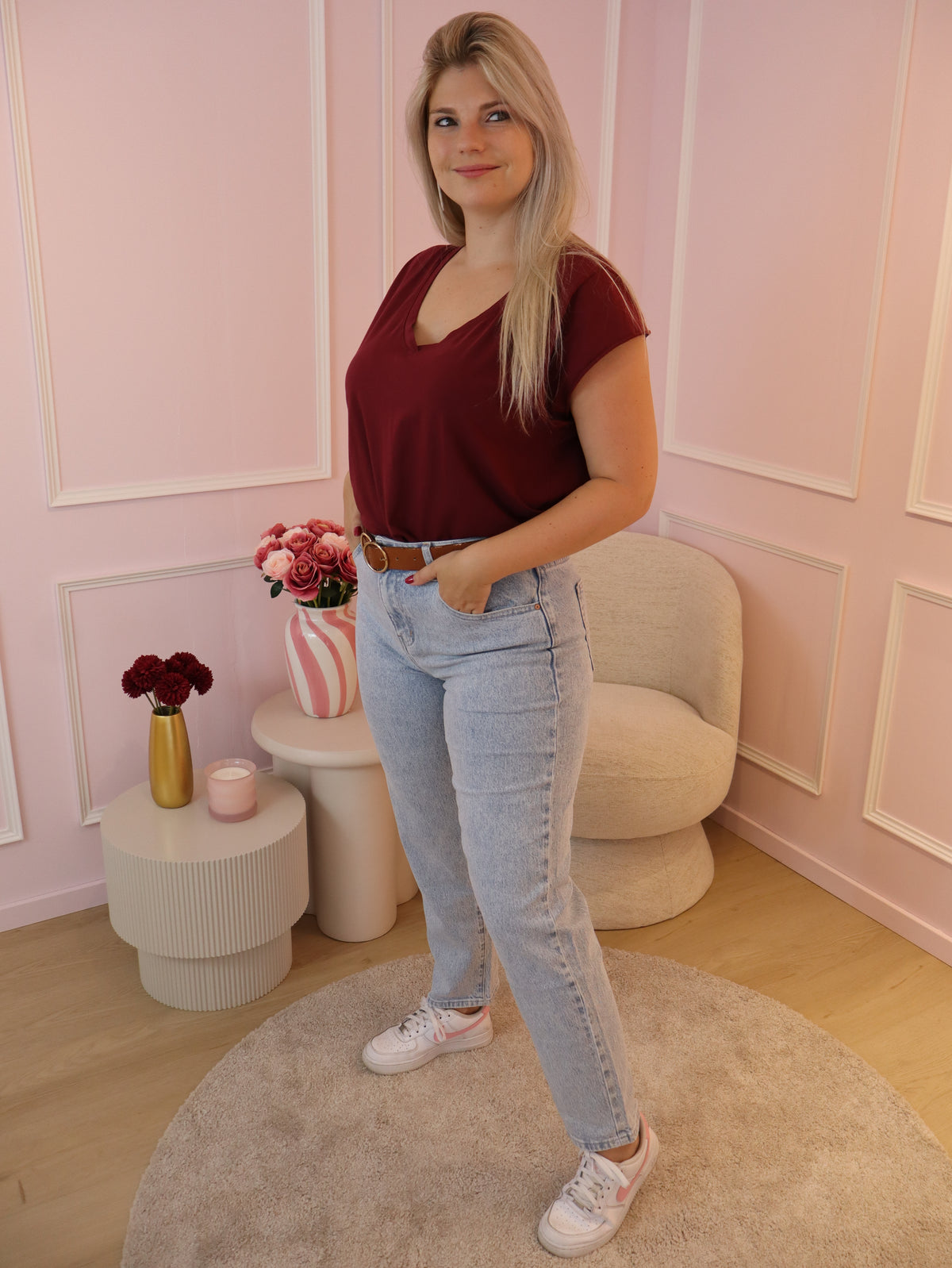 Bordeaux Megan Shirt