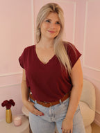 Bordeaux Megan Shirt