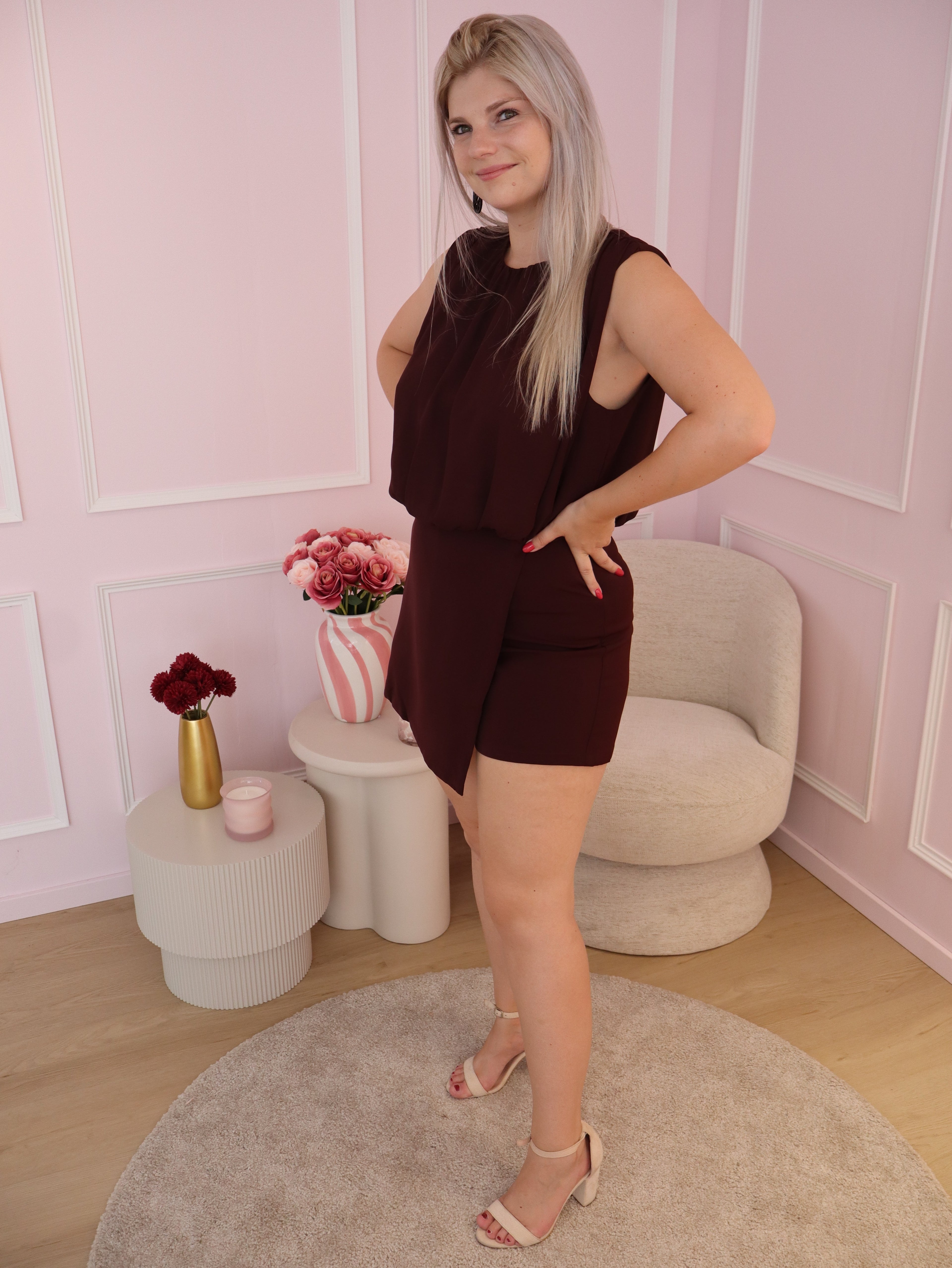 Bordeaux Riley Playsuit