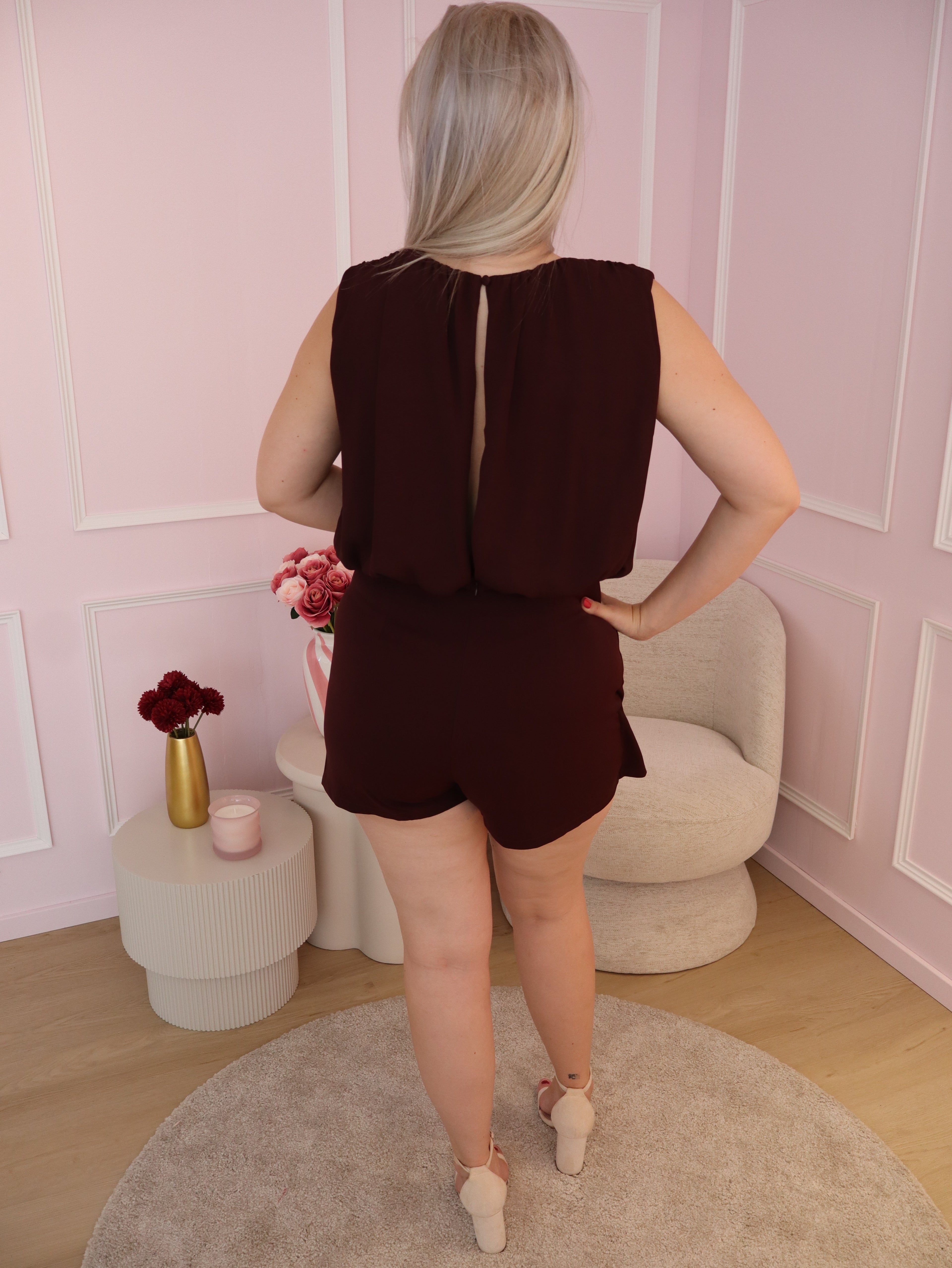 Bordeaux Riley Playsuit