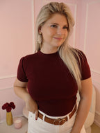 Bordeaux Taya Sweater