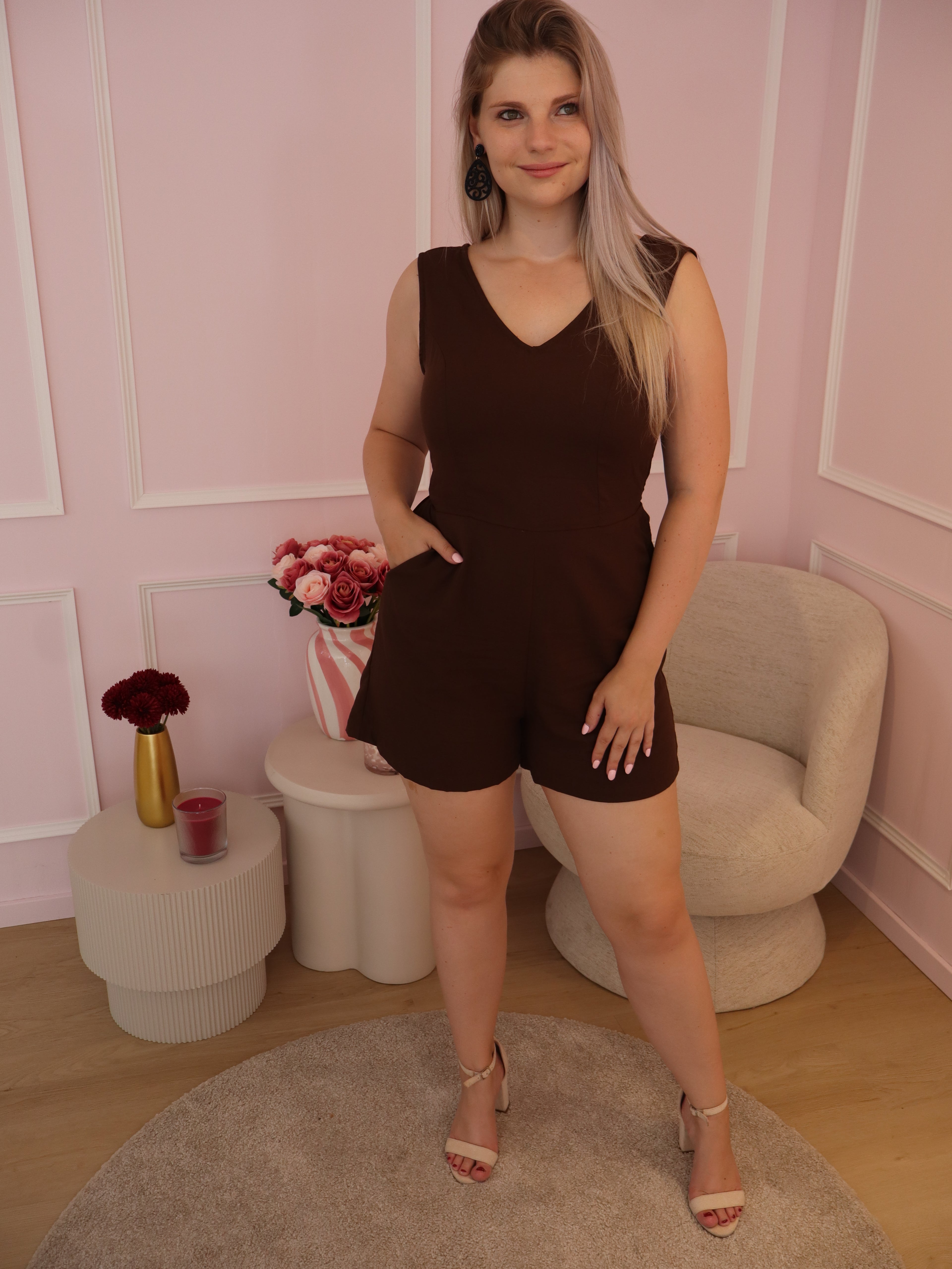 Brown Elin Jumpsuit