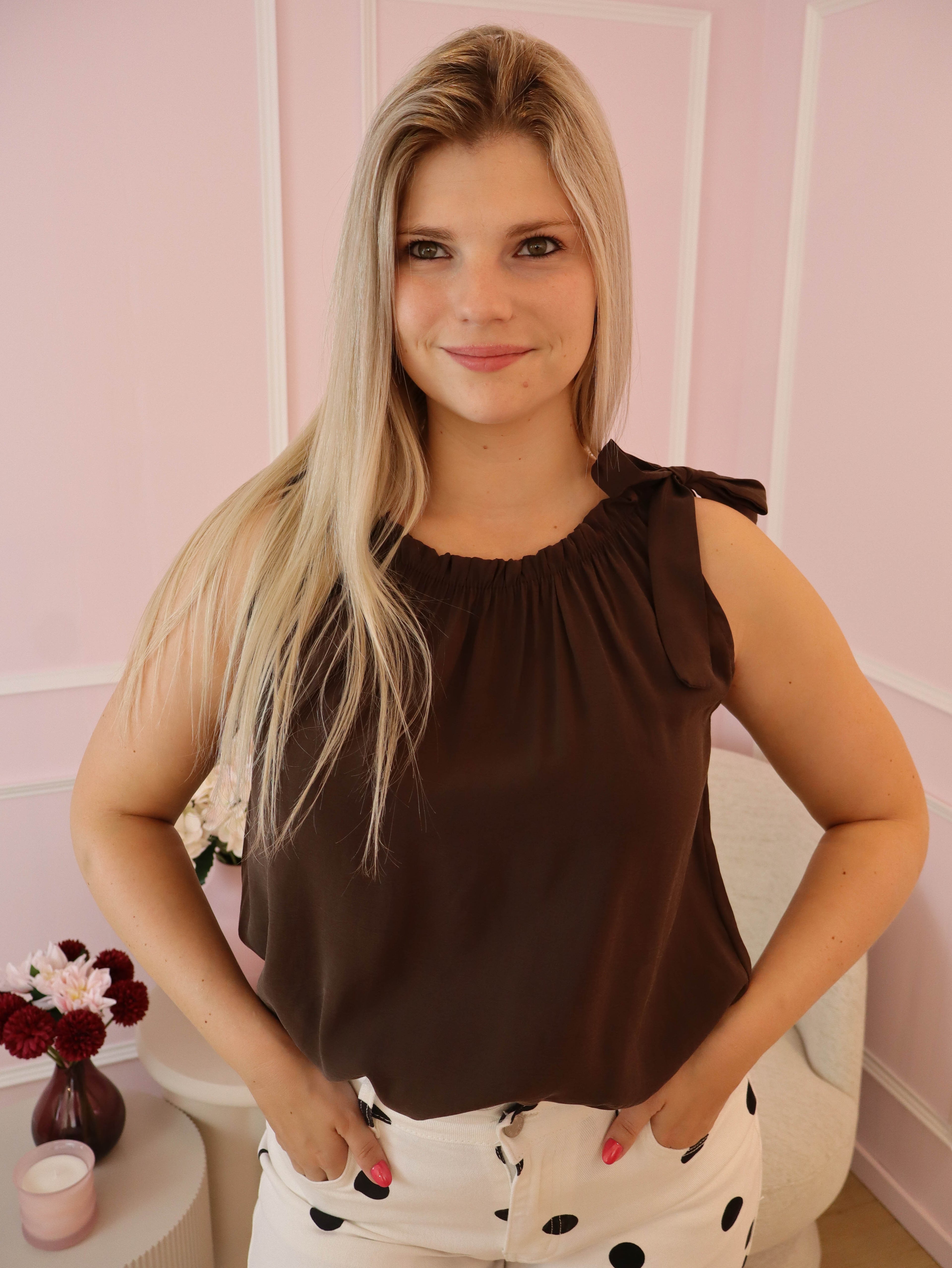 Brown Lexie Top