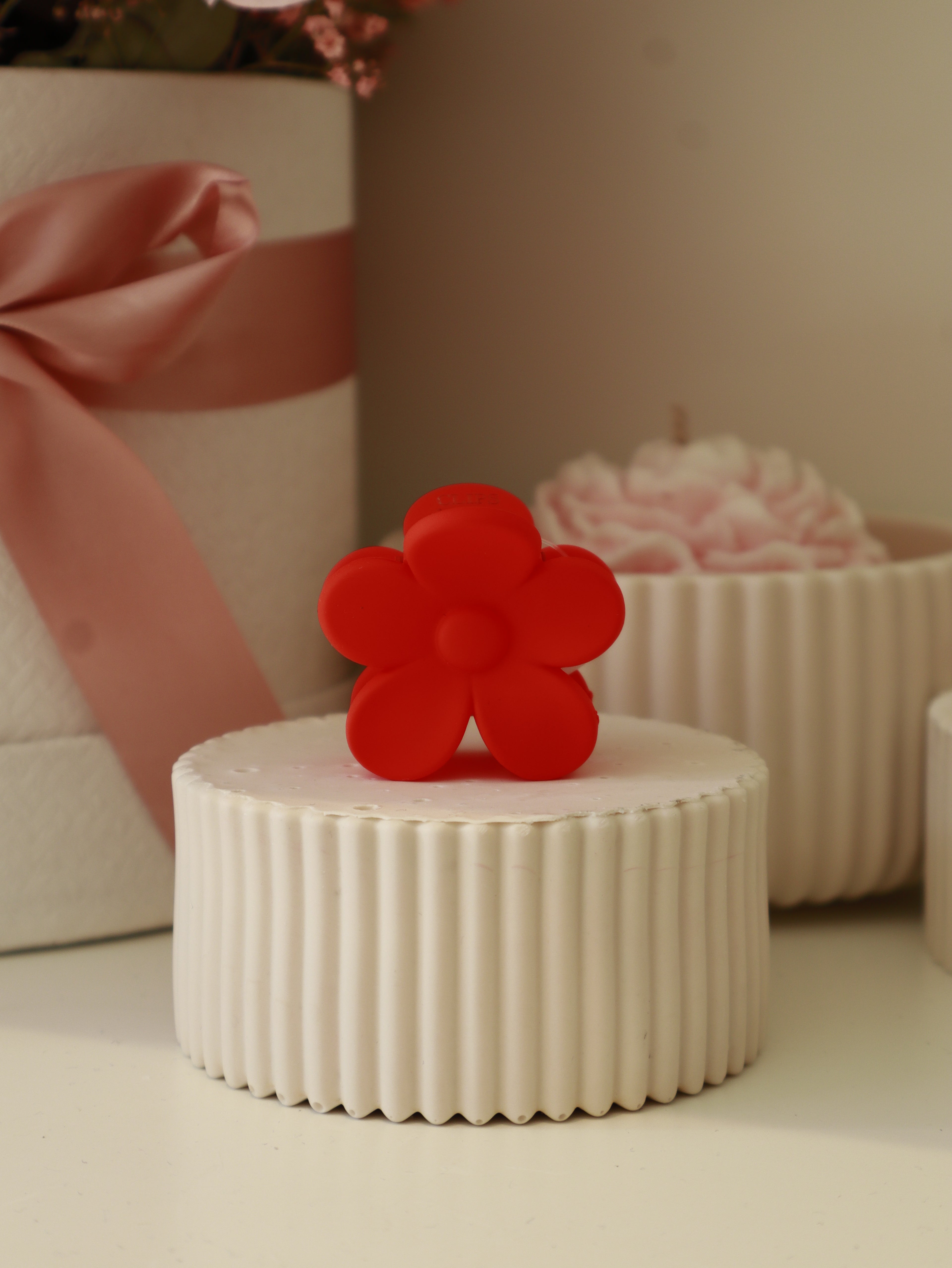 Fel Rood Lou Mini Clip