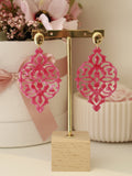 Fuchsia Arabesque Earring