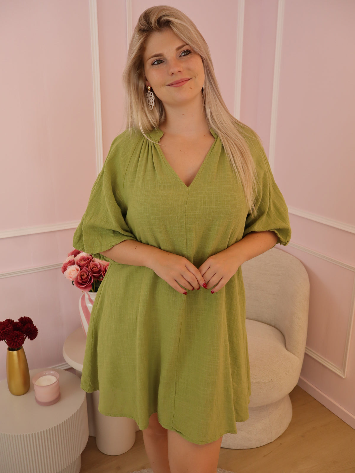 Green Debora Dress