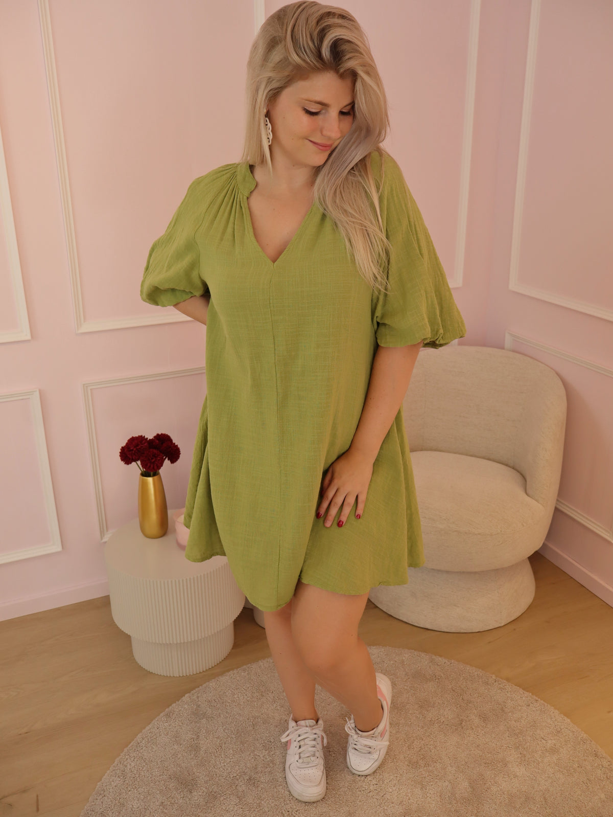 Green Debora Dress