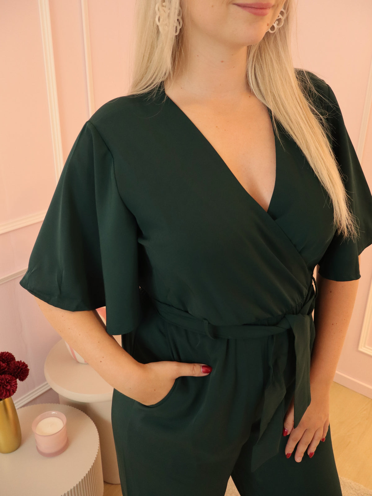 Green Tess Jumpsuit