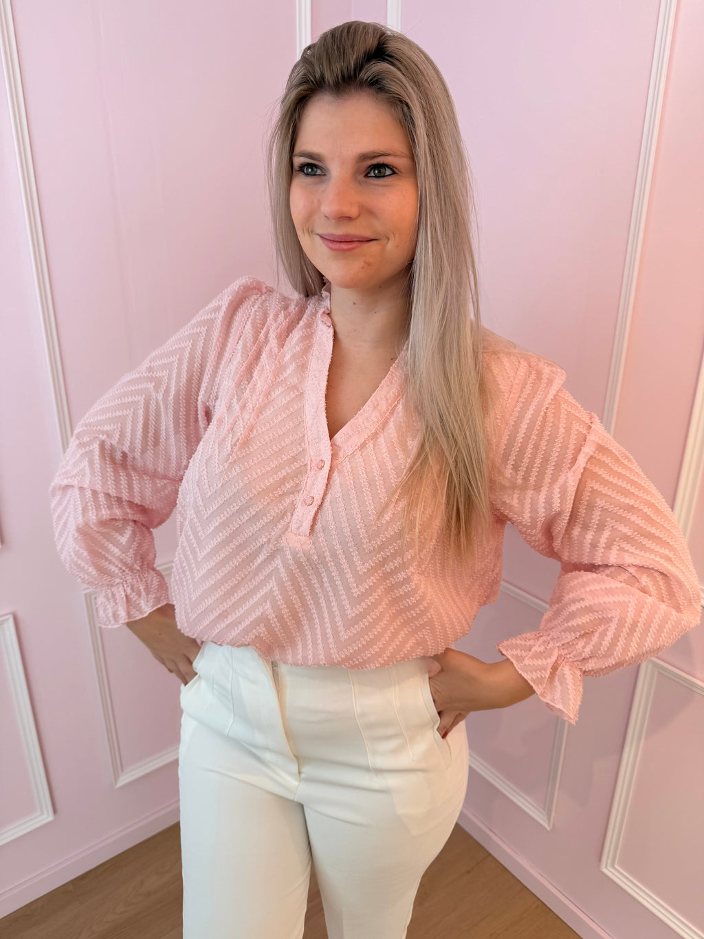 Pink Amélie Blouse