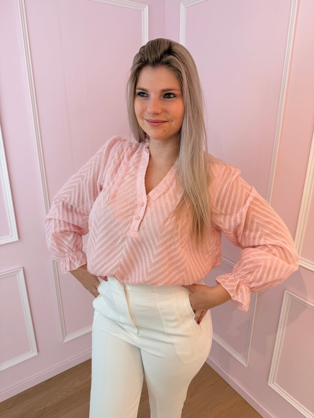 Pink Amélie Blouse