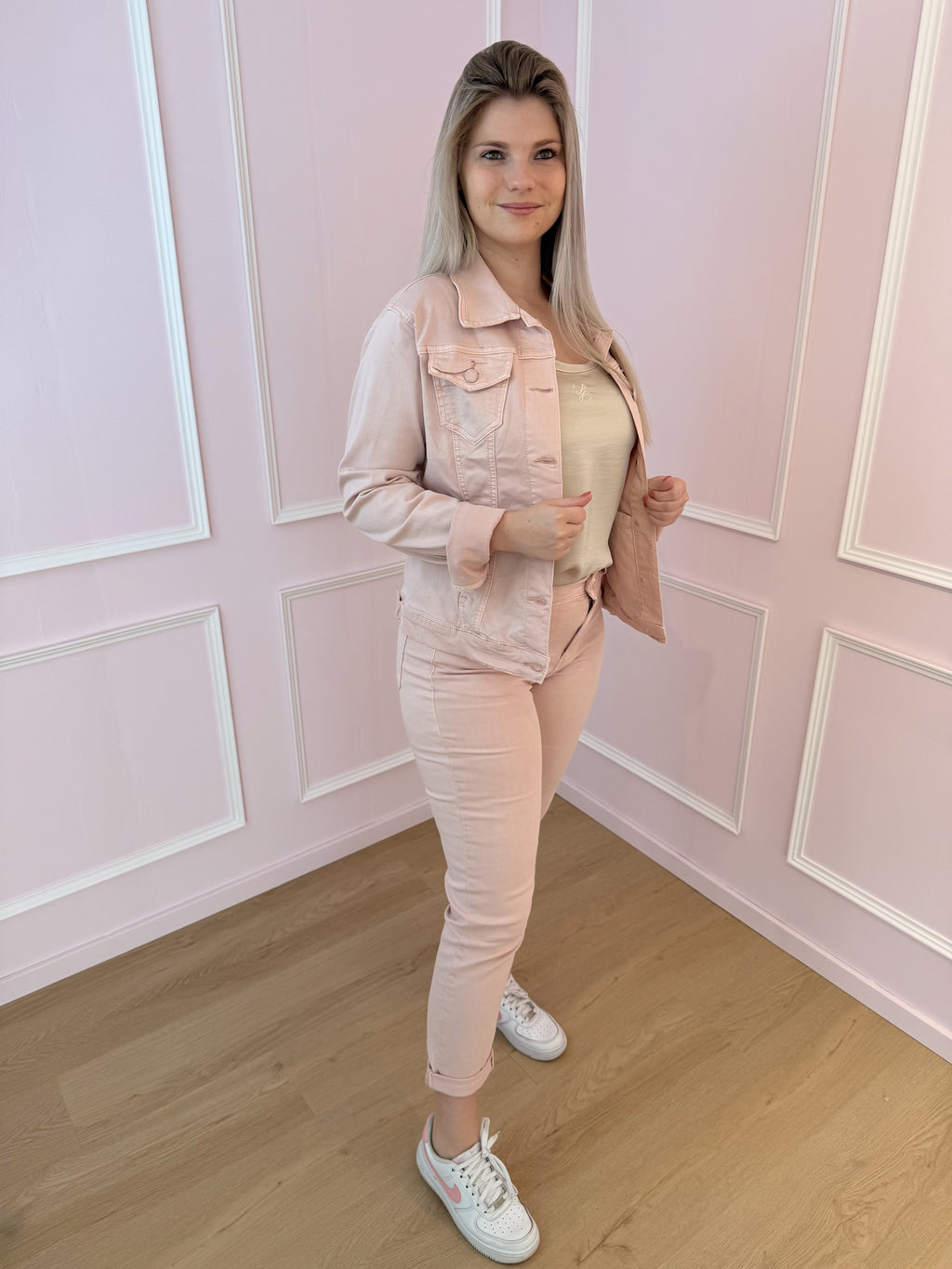 Pink Mom Jeans