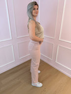 Pink Lucie Wide Fit Jeans