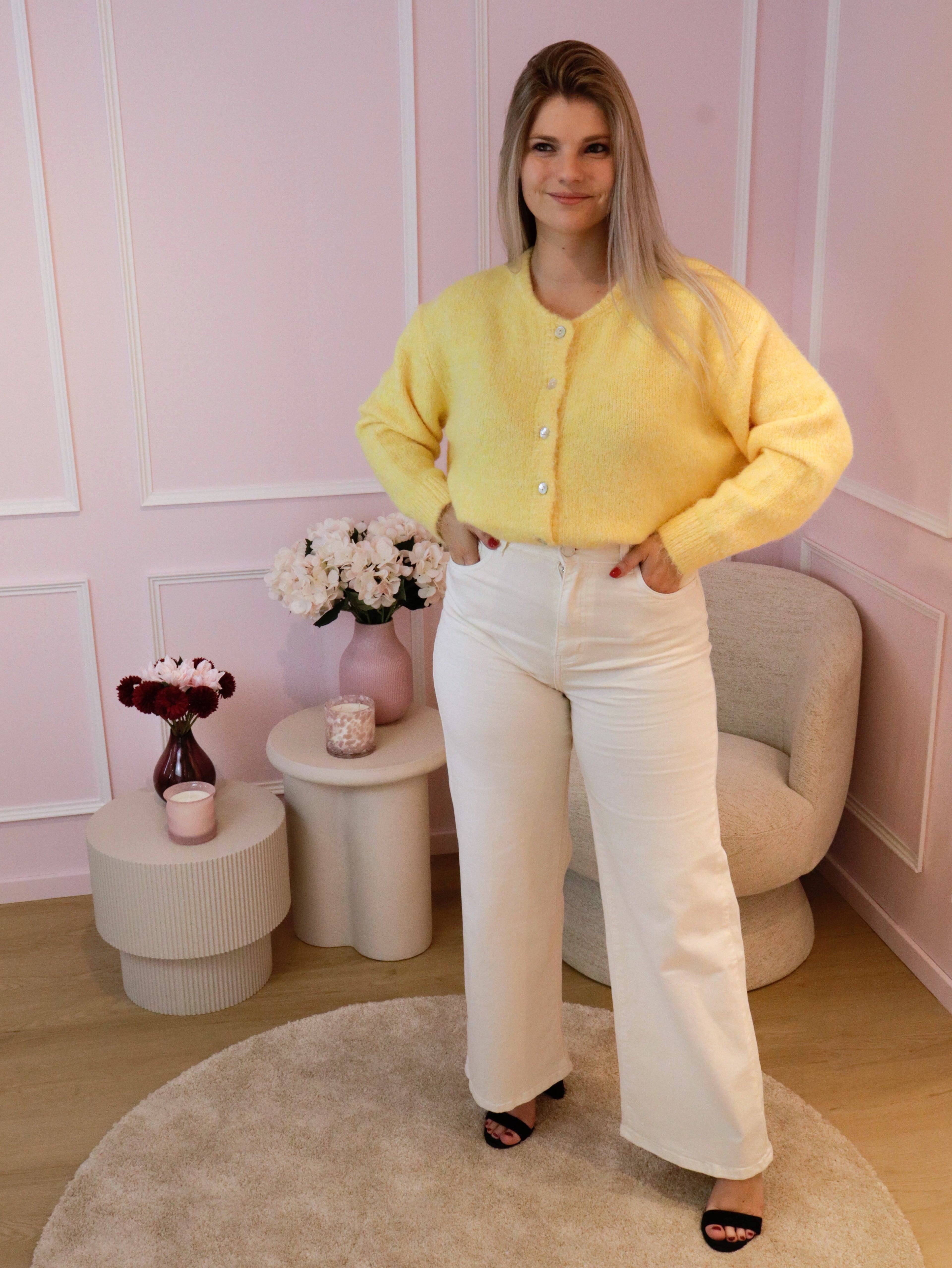 Yellow Nina Cardigan