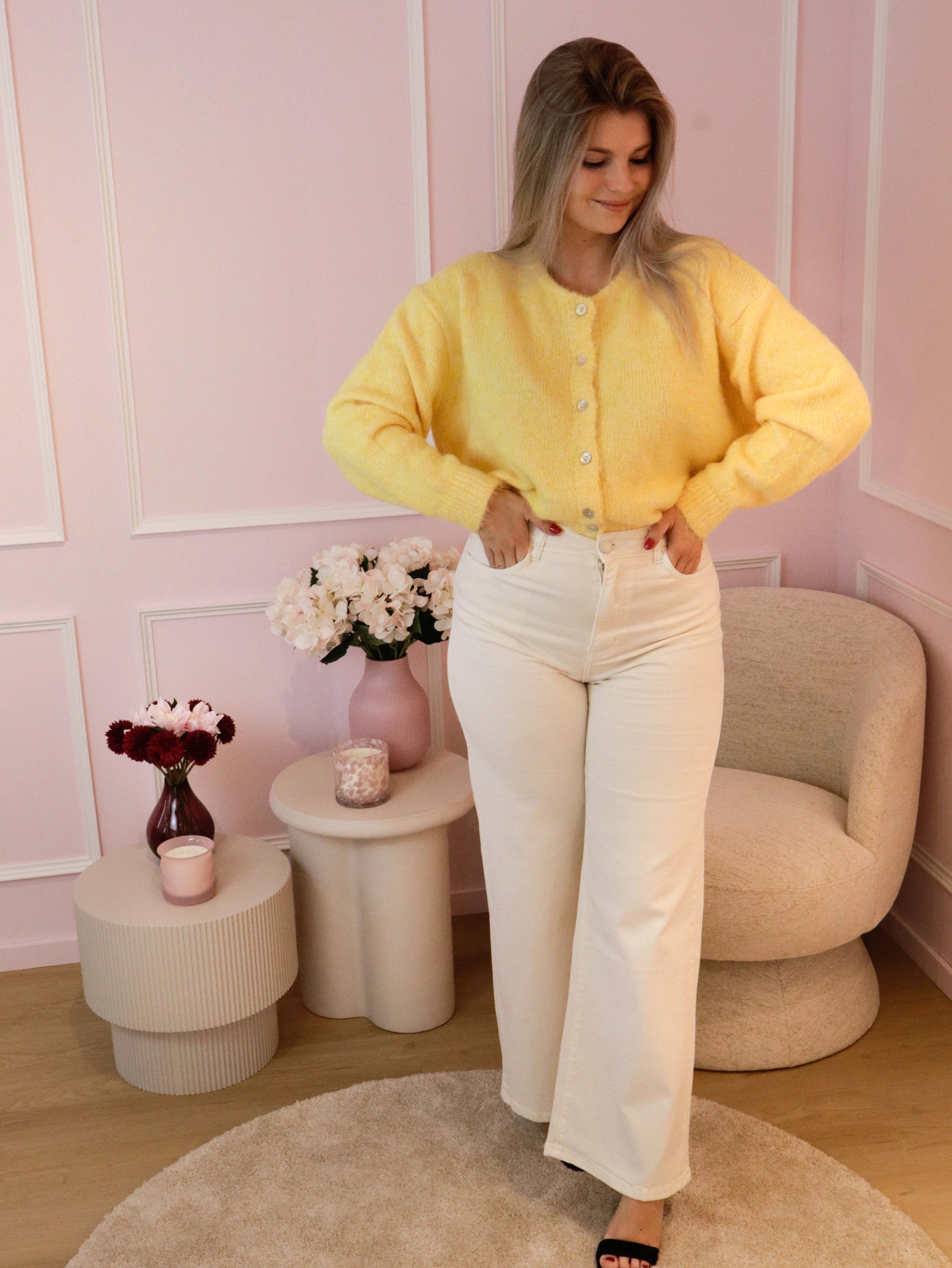 Yellow Nina Cardigan