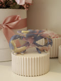 Marmer Pastel Blauw-Roze Bowie Clip